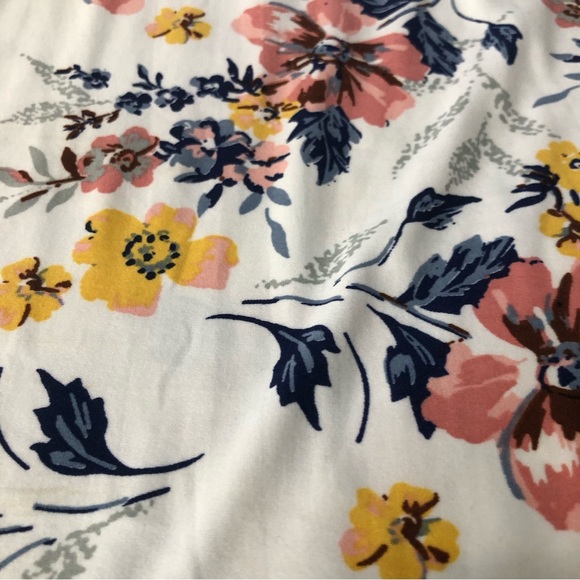 NWOT- New Look Floral hight neckline Midi dress SZ M - Picture 7 of 12